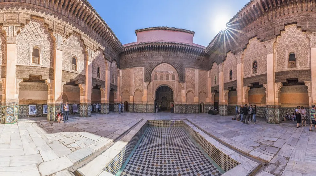 Ben Youssef Madrasa Koranic School, Marrakech Morocco