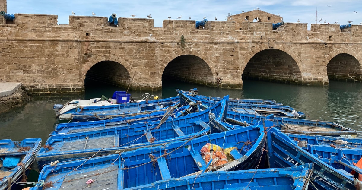 Marrakech private tour guide leading a group on a Luxury Essaouira Tour