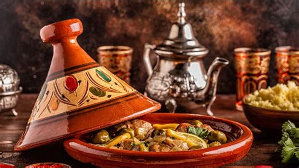  Image d’un tagine en terrasse