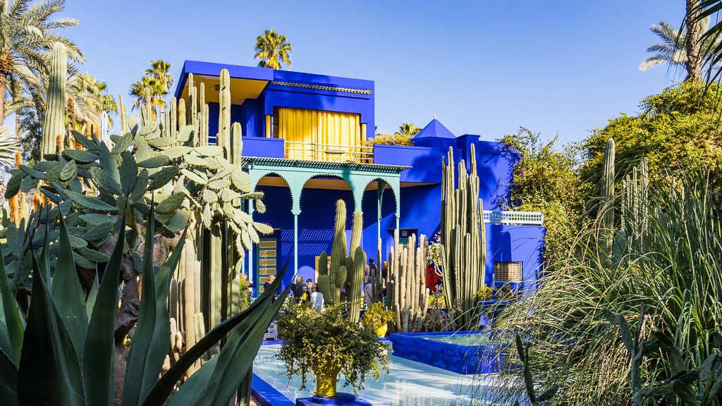 Majorelle Garden, a highlight of the Full-Day Private Tour in Marrakech