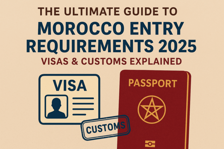 Visa Requirements to visit Morocco