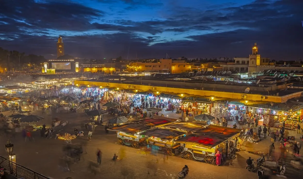 Djemma-El-Fna-Square-Marrakech-Travel-Exploration-Morocco