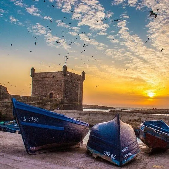 Coastal sunset in Essaouira, Morocco travel guide a 10 day tour in Morocco