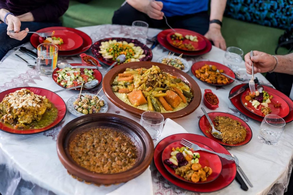 Moroccan cuisine: traditional dishes with rich spices and flavors
