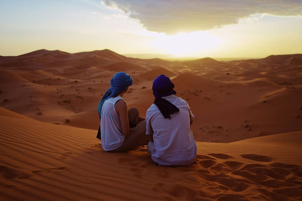 Sunset Erg Chebbi luxury Morocco tour